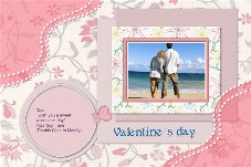 誕生日＆祝日 photo templates バレンタインデーのカード (8)